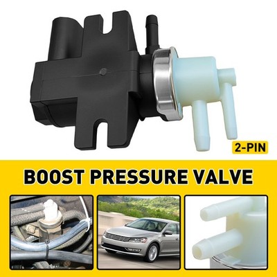 Black & White Turbo Boost Solenoid Valve 1X Fits For 2010 2011 2012 2013 AUDI A3