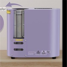 GO2CRAFT GCP-492 Seamless Print Heat Transfer Press 180  Rotating Purple