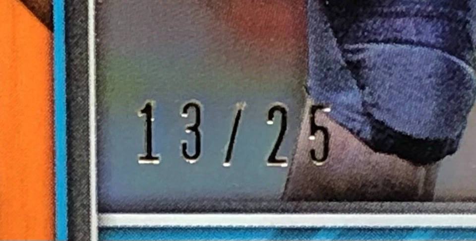 2021-22 Bowman University Ahmad “SALSA” Gardner/25 1st Bowman Orange SSP RC #38 Foto 2 de 4