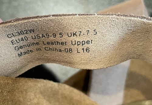 Sandalias Aetrex Adrianna Talla 9-9.5 WO’s Nubuck (gamuza) Gamuza y Suela de Cama de Corcho. Usado en excelente estado - Imagen 5 de 10