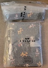 NWT COACH DISNEY X NOTEBOOK PENCIL CASE ORGANIZER MATCHING HOLIDAY GIFT SET
