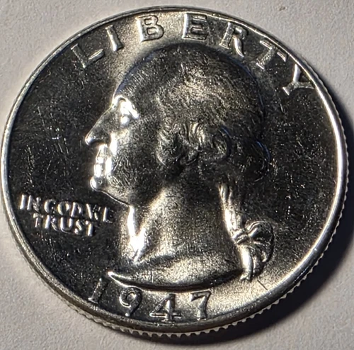 1947 Washington Silver Quarter BU *UNCIRCULATED* MS GEM BU