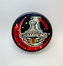 2010 Chicago Blackhawks Stanley Cup Champions Puck And Players Signatures
