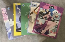 PSA Magazine Lot 6 Boa, Aang, Rayquaza, Olaf, Lugia, Batman (See Description)