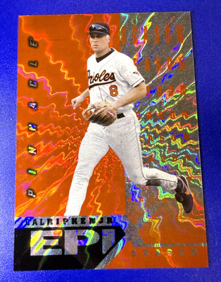 1998 Pinnacle Epix ''Season'' ~Cal Ripken Jr #E14 Orange ~Orioles