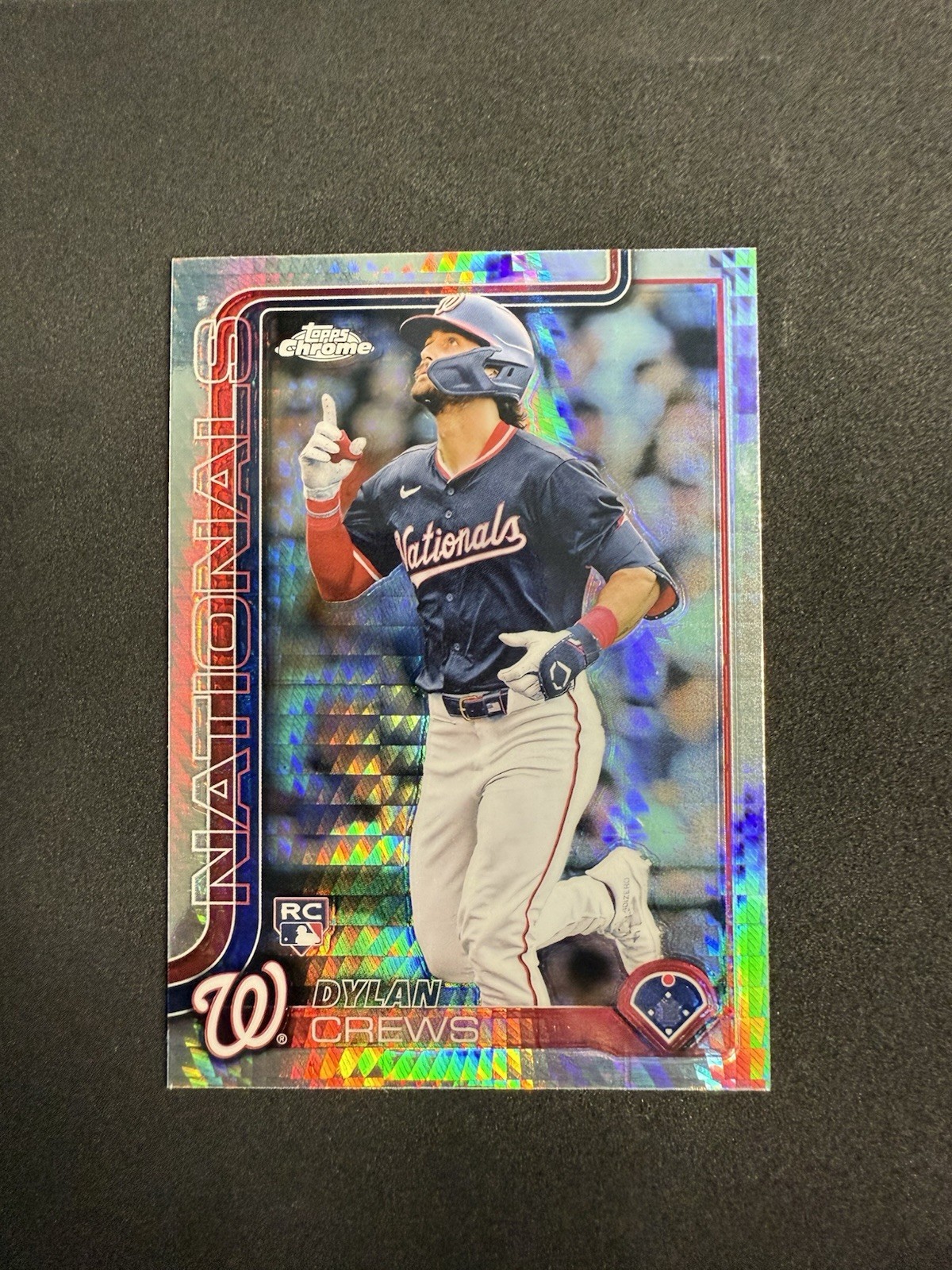 DYLAN CREWS - 2025 Topps Chrome Prism Refractor #146 Rookie RC Nationals