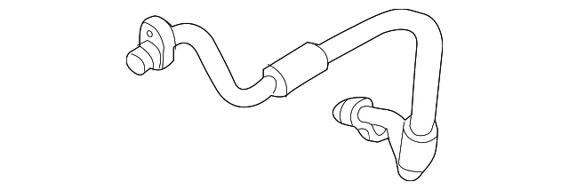 Manguera de alta descarga de aire acondicionado original Nissan Frontier Xterra 2008-2016 2,5 92490-ZS10A Foto 2 de 3