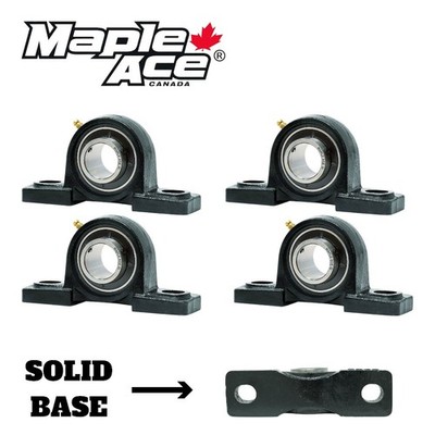 UCP204-12 Pillow Block Bearing 3/4'' Bore, 2-Bolt, Self-Aligning, Solid Base Qty4