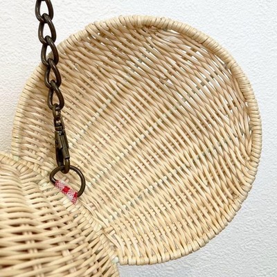 新品未使用 BEAMS 25th Disney Rattan Bascket Disney Minnie Mouse Rattan Basket Bag BEAMS BOY 25th Anniversary