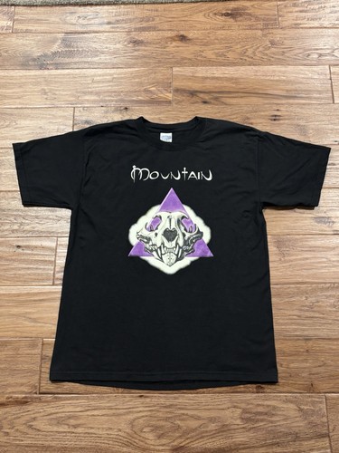 Vintage 2002 Mountain Band Shirt Mystic Fire Mountain World Concert Tour L