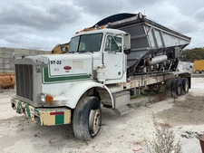 Peterbilt 357 T/A 6X6 Stone Slinger Truck PTO Cummins Diesel 8L -Parts/Repair