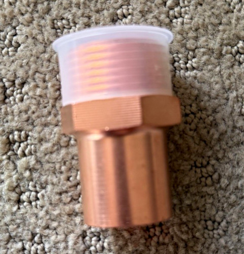 Copper Straight Male Threaded Adapter Fitting, Sweat x Male Thread