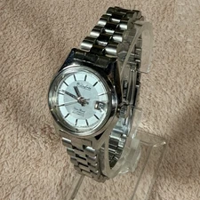 Dufonte Lucien Piccard Mens Watch Japan Quartz Silver Tone Vintage Runs Great