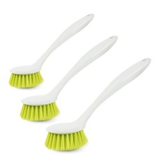 3 Pcs Household Cleaning Brushes with Handles are Perfect Cleaning Pans Dish ...