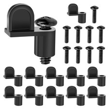 12 Pack 5638 5/16 Screen Clip, Window Screen Clip with Screws, Storm Door Cli...