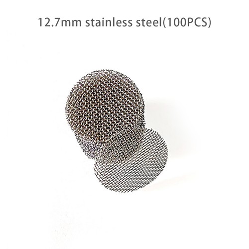100pz Filtri Schermi Acciaio Inox Argento Schermi Pipa ScreenAL - Foto 10 di 16