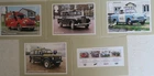 5 x 2013 MINT ROYAL MAIL PHQ CARDS 380 (7-11) - BRITISH AUTO WORKHORSES - UNUSED
