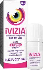Sterile Lubricant Eye Drops for Dry Eyes, Preservative-Free, Moisturizing, Dry E