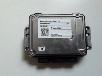 Peugeot Partner 2010 Diesel Motorsteuergerät -modul 9664843780 66kW MKY19709