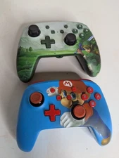 PowerA Mario And Zelda  Punch Wired Nintendo Switch Controllers - Lot Of 2