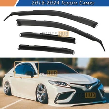 For 2018-2024 Toyota Camry In-Channel Rain Guards Window Visors Vent Shade