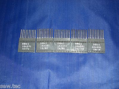50 INDUSTRIENÄHMASCHINENNADELN 16x231 DBX1 MIXGRÖSSE