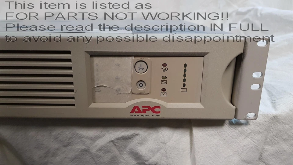 FAULTY?? APC su1400rmi2u Smart-UPS 1400VA RM 2U 230V - Image 3 of 4