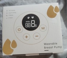 Double Wearable Breast Pump, Hands Free, Smart timing, Electric, 2 Modes 9 Gears