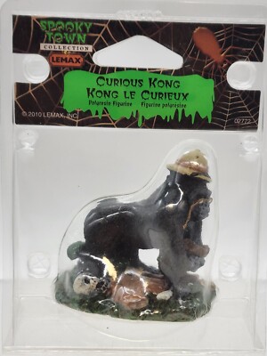 LEMAX Spooky Town ''CURIOUS KONG''  # 02772.  Retired in 2013.  Rare.