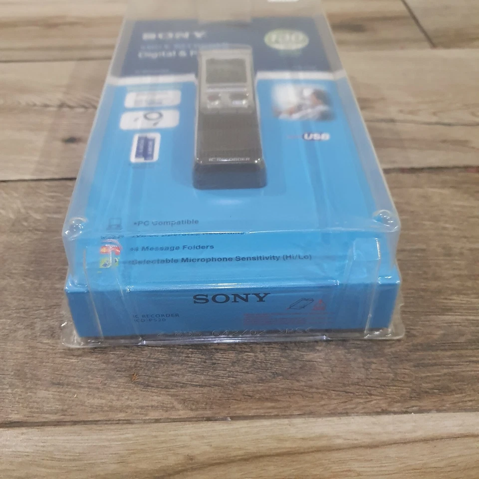 Sony ICD-P520 Digital Voice Recorder with 256 MB Built-in Flash Memory and USB - Image 3 of 4