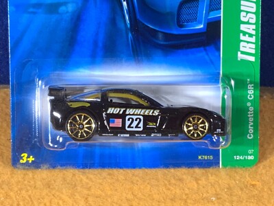 O9-31 HOT WHEELS TREASURE HUNT - CHEVY CORVETTE C6R - 2007 - BLACK