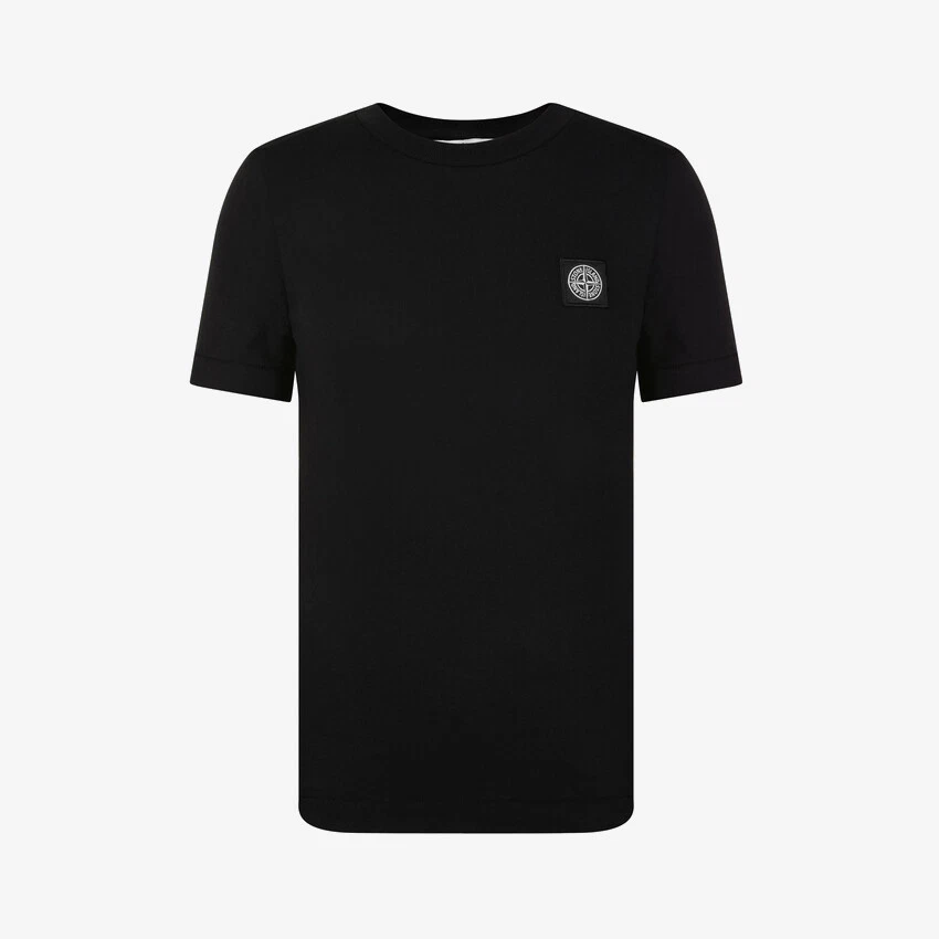 Stone island patch logo t shirt sale