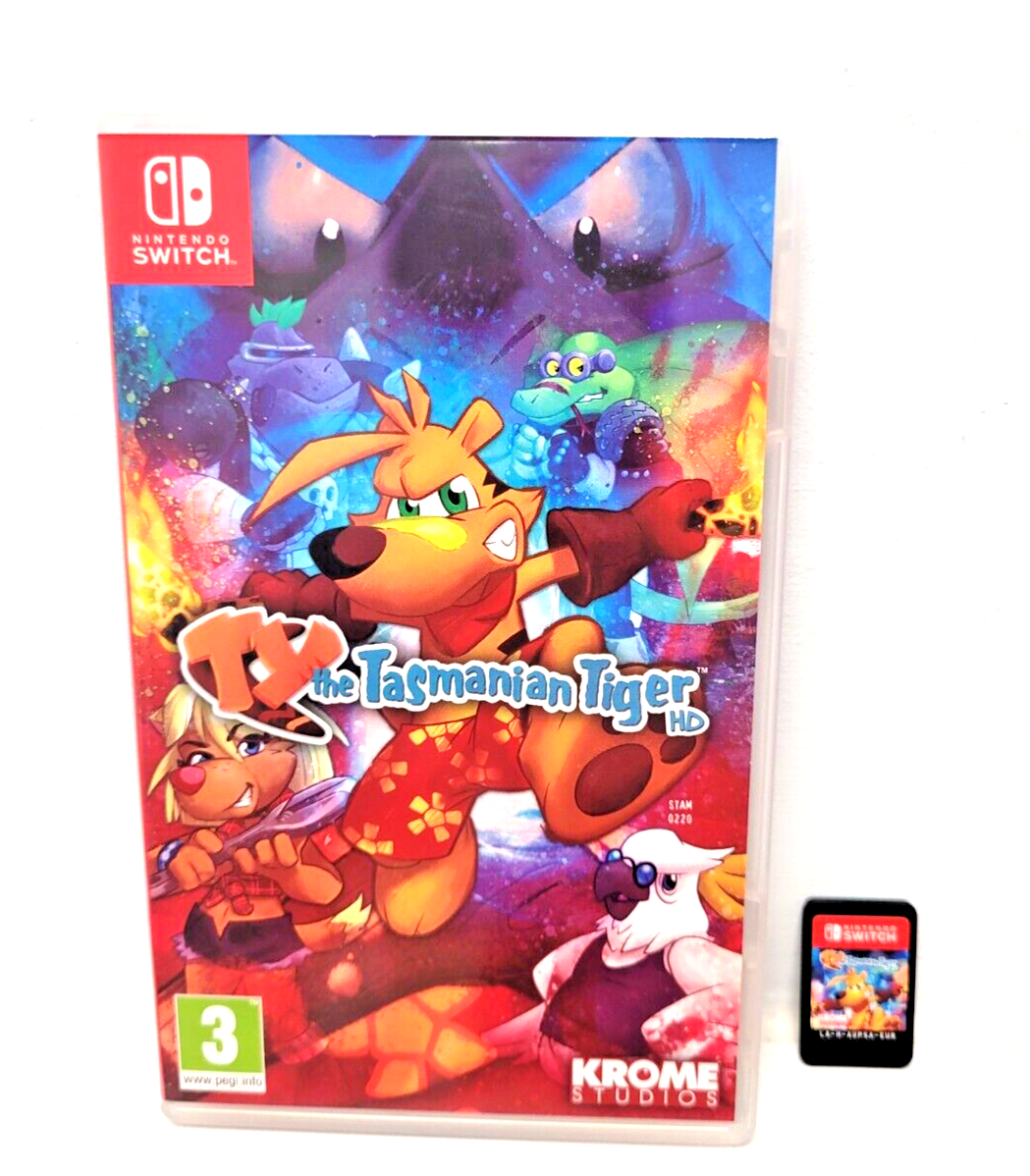 Ty The Tasmanian Tiger Nintendo Switch EXCELLENT 3D Platformer CARTRIDGE VERSION