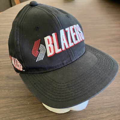 Casquette snapback Mitchell & Ness Hardwood Classics rouge et noire pour homme, Portland Trail Blazers
