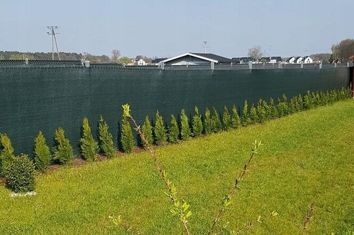 Sichtschutz Zaunblende Tennisblende 42-95% Zaun Netz Schattier Windschutz 10-50m - Bild 7 von 7