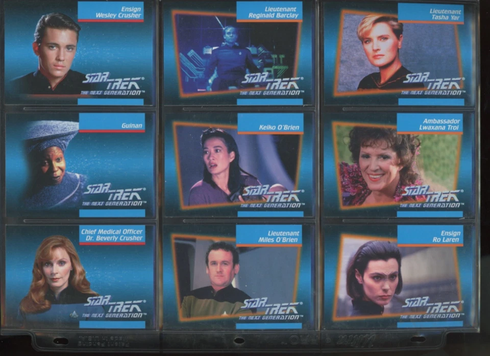 1992 STAR TREK: СЛЕДУЮЩЕЕ ПОКОЛЕНИЕ, ИНАУГУРАЦИЯ. Ред. - НАБОР (120) + 1 голограмма (bb8 - Изображение 2 из 4
