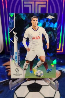 2019-20 TOPPS CHROME SAPPHIRE UEFA ERIK LAMELA REFRACTOR TOTTENHAM
