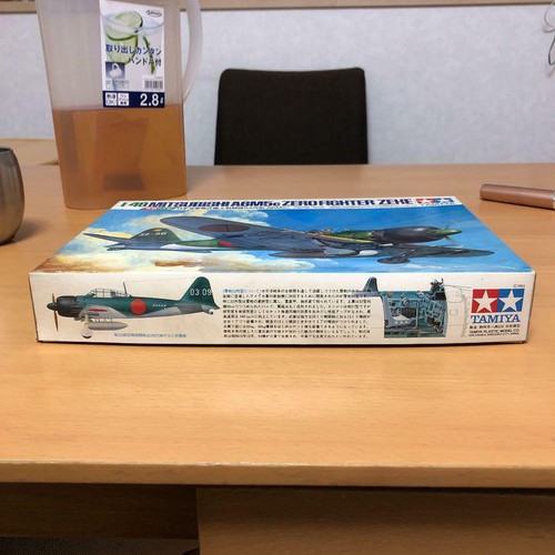 TAMIYA 1/48 Scale MITSUBISHI A6M5c ZERO FIGHTER(ZEKE) 1980s New from Japan F/S - Picture 2 of 5