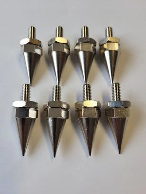 XL Lautsprecher Spikes Edelstahl 8 Stück M6 Gewinde - Bild 1 von 2