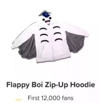 New Tampa Bay Rays Flappy Boi Zip-Up Hoodie Size XL 8/9/2024