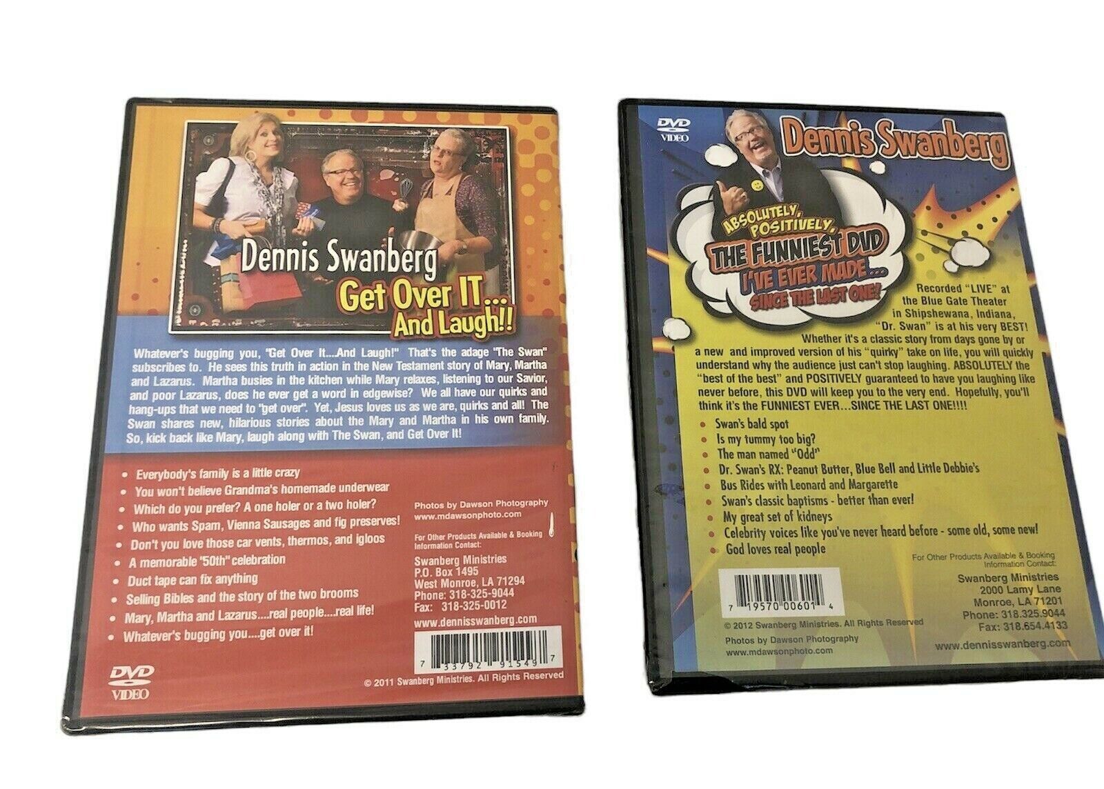 Dennis Swanberg-Get Over It and Laugh (DVD,2011) Christian Comedy,Not a  Scratch!