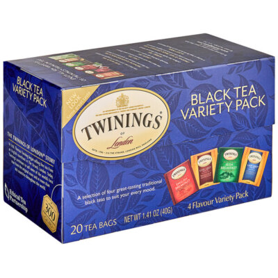 Twinings Black Tea Variety Tea Bags -1 20/Box