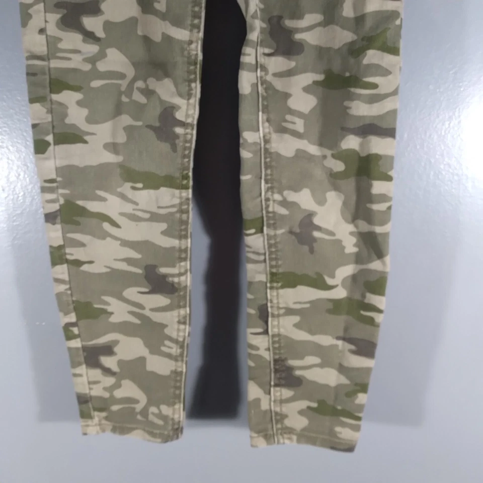 Pantalones cargo Wonder Nation camuflaje verde bolsillos para niñas talla 6-6x Foto 3 de 4