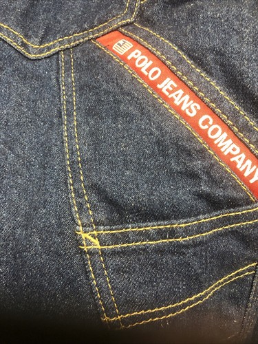 Polo Ralph Lauren Jeans Boys 20 Blue Relaxed Fit Baggy Vintage Denim - Picture 2 of 9