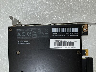 NVIDIA TESLA P100 16GB GPU HBM2 PCI-EXPRESS Graphics Card w