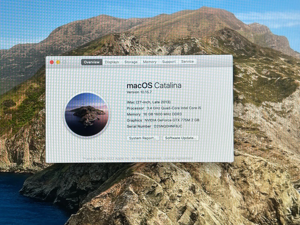 Apple iMac 27" Desktop - 3.4GHz Quad i5 - 16GB - 1TB  - 2GB NVIDIA 775M - macOS - Image 4 of 4