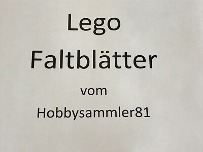 Lego Faltblatt Faltblätter Prospekt Neuheiten Ritter Piraten Eisenbahn Technic