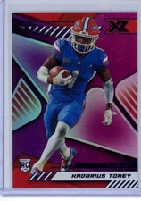 2021 Panini Chronicles Draft Picks XR Purple RC Kadarius Toney #198 #d 42/49
