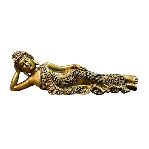 Buddha Figurine Resin Statue Artwork Craft for Tabletop Decor - Picture 3 of 11
