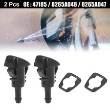 2pcs 47185 Front Windshield Wiper Nozzles For Mitsubishi Eclipse With Gaskets